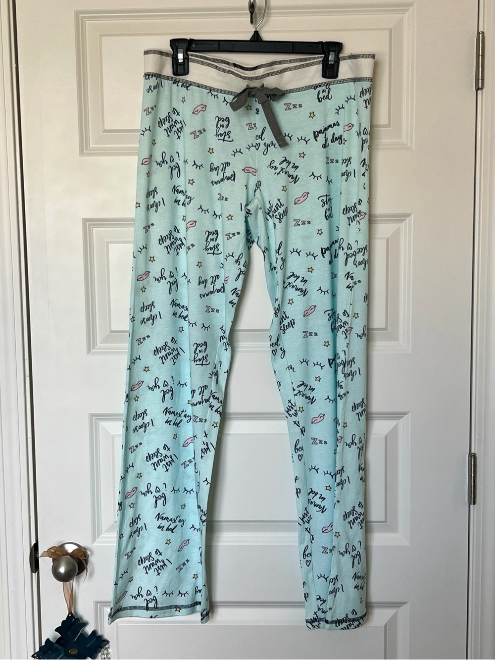 PJ Salvage Mint Green Sleep-Print Lounge Pants